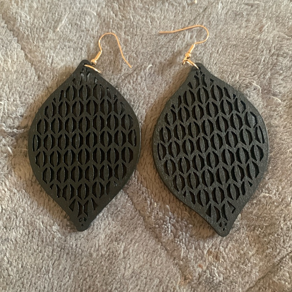Wooden earrings